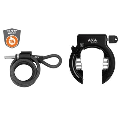 AXA/BASTA ringlås med wire 