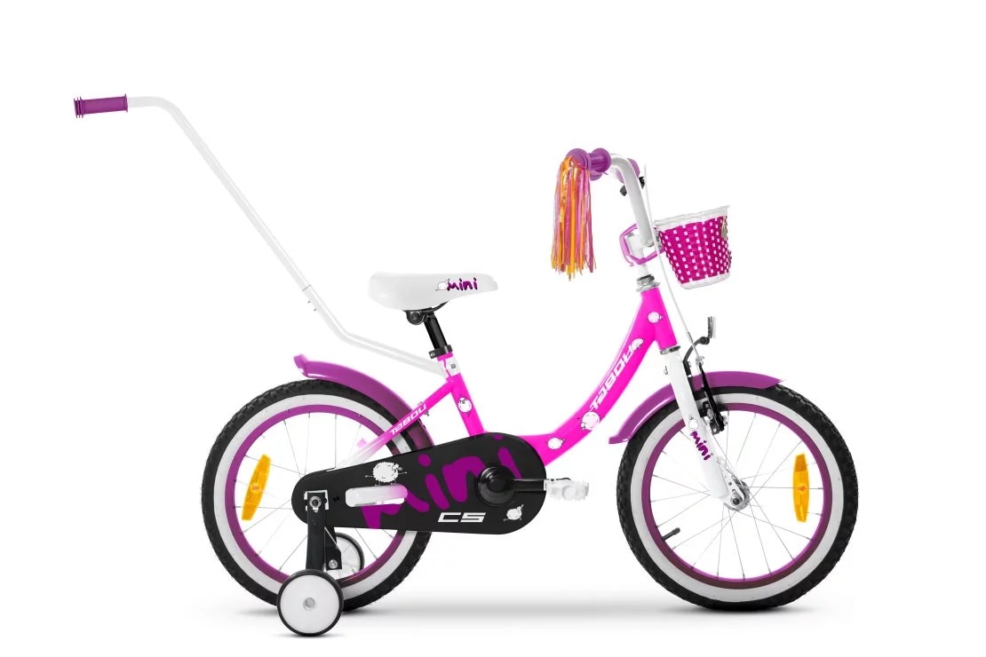 Tabou Mini CS 12" Rosa/Vit
