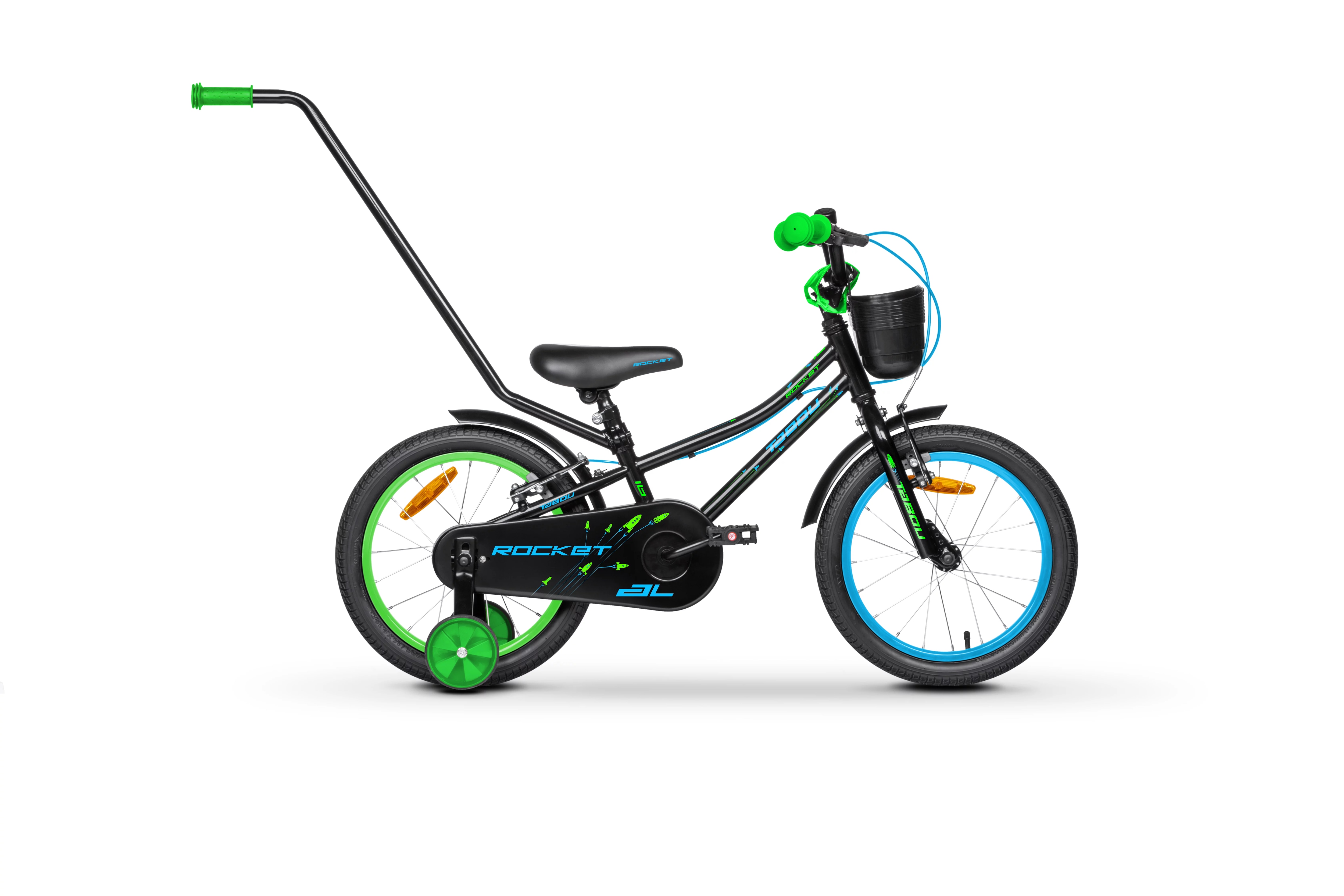 Tabou Rocket AL Hjul 20" Svart/Blå