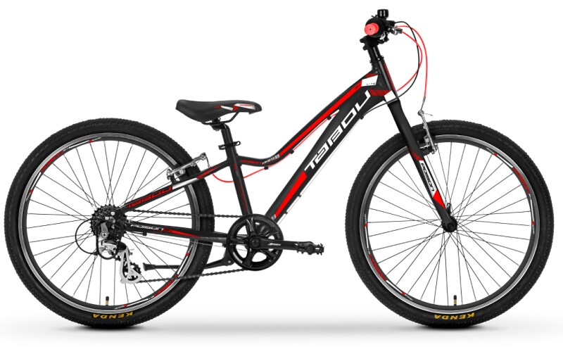 Tabou Poison 24" LITE svart/röd 7 vxl