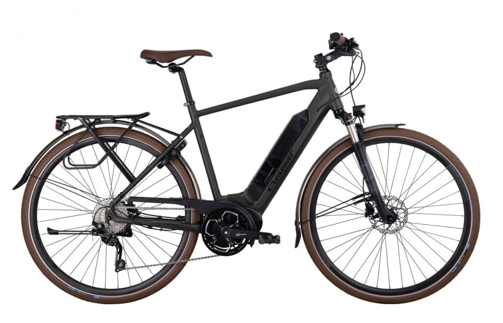 Crescent Elcykel Elder 10 vxl Mossgrön